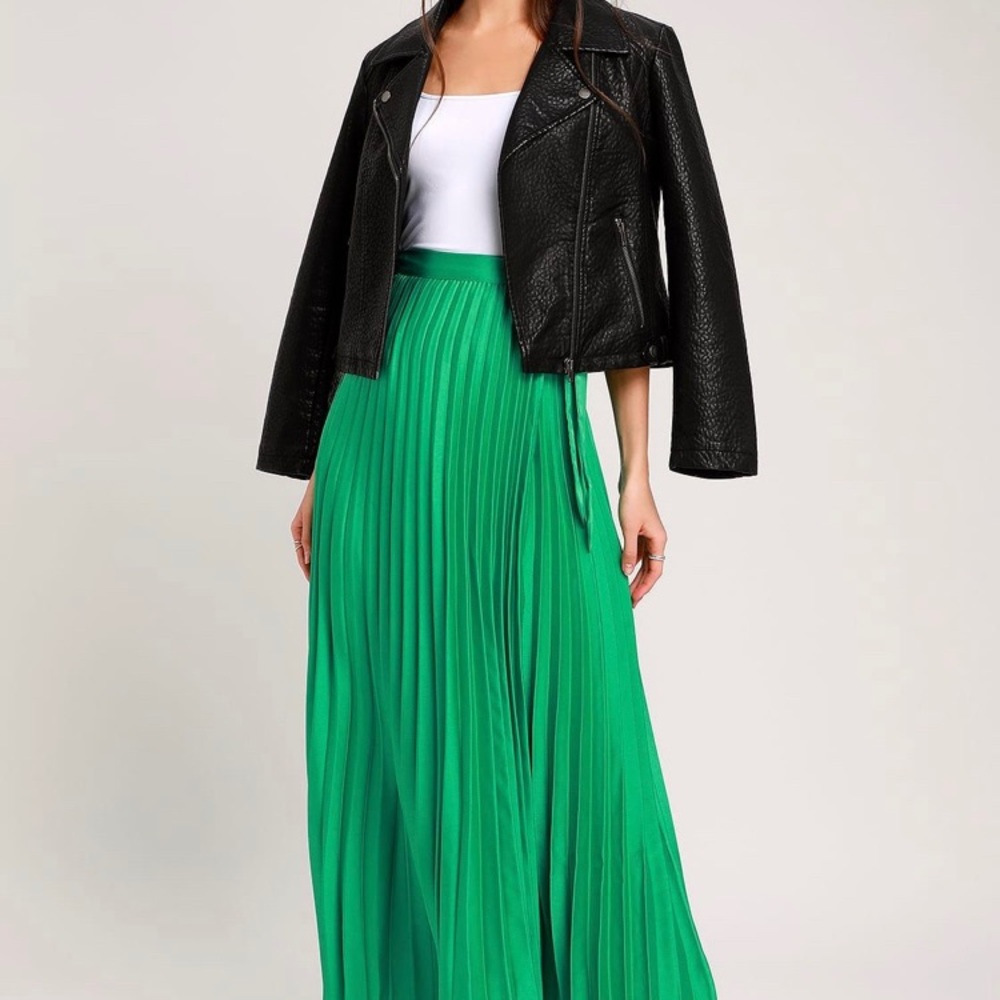 Shein Pleated Maxi Skirt